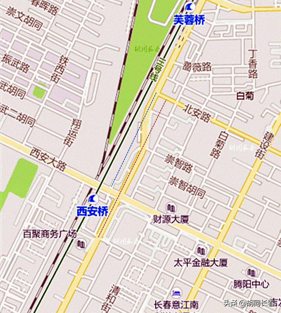 长春百合街在哪里,消失的胡同地点