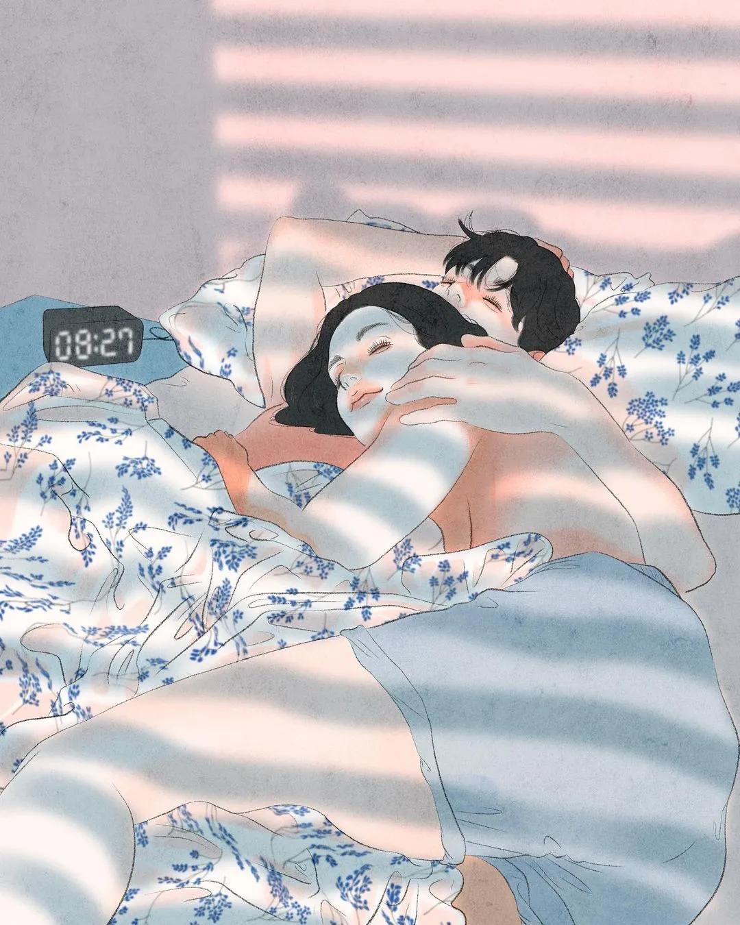 虐哭！韩国小伙用插画撩拨10万粉丝，网友：“这波狗粮”真酸啊