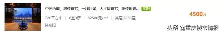 重庆总价最贵的房子,重庆最贵的房子商品房