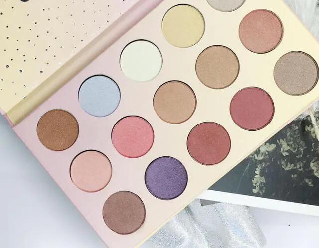 holdlive眼影盘702配色,holdlive眼影盘茉莉清茶