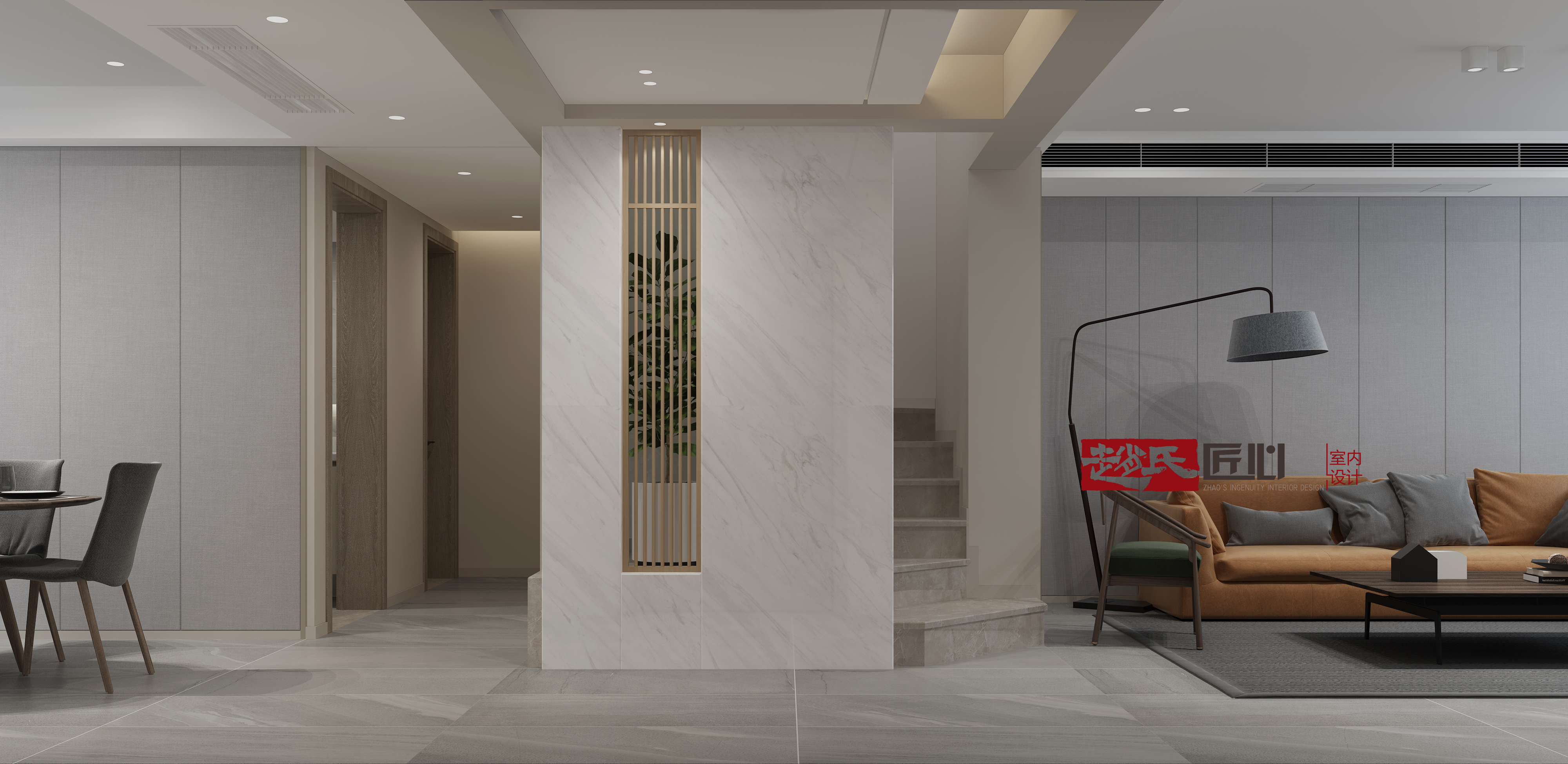 复式楼的楼梯在中间要怎么化解,复式楼梯位置布局设计