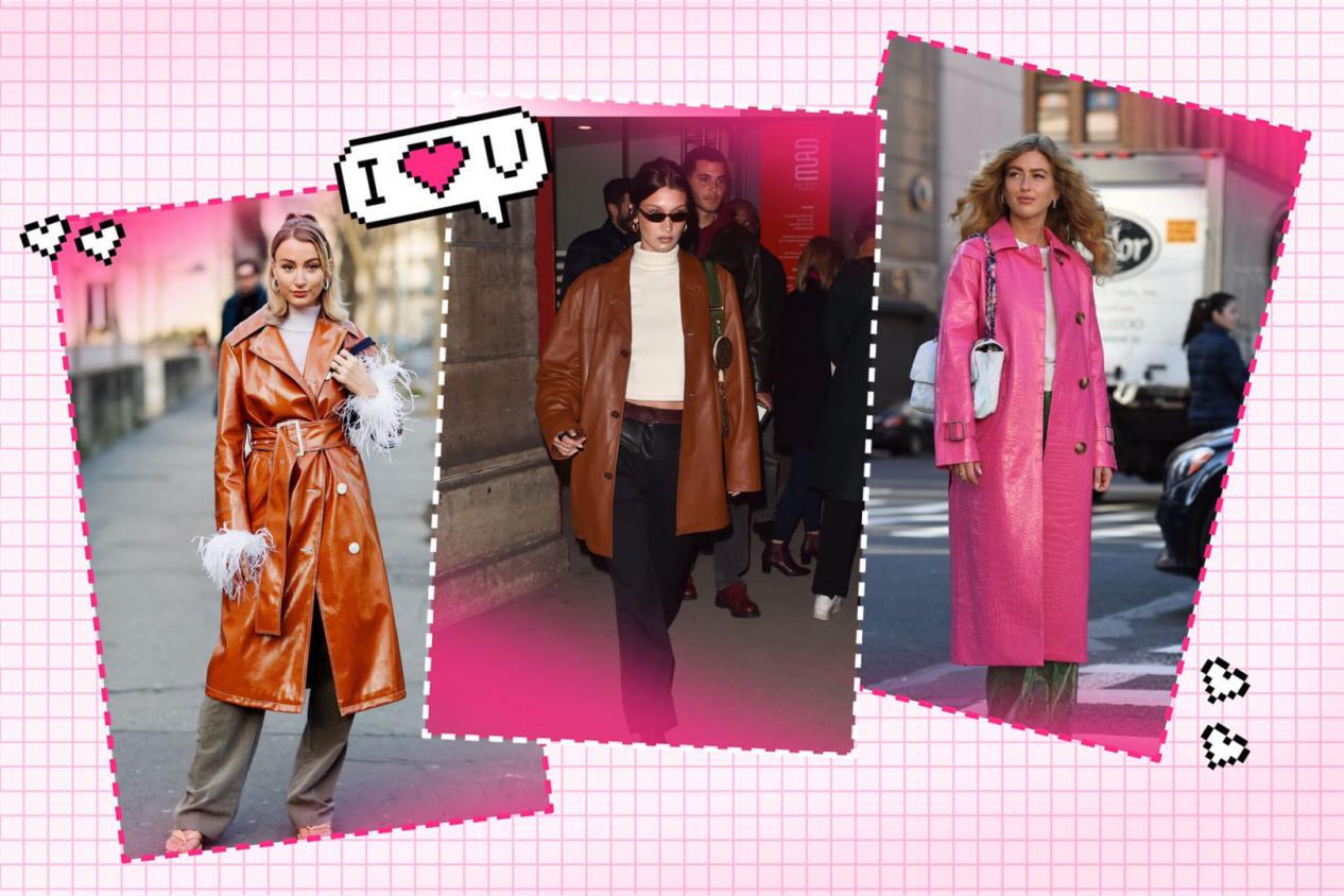 又高又瘦中长款皮衣怎么穿最好看,黑色超长款皮衣怎么搭配才显高级