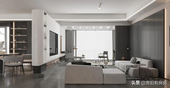 黑色线条灯和白色线条灯哪个好看,线条灯效果图大全