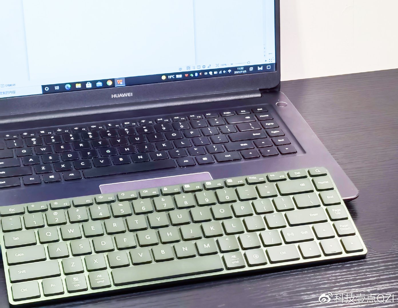 华为键盘鼠标测评,华为高键程智能键盘带数字