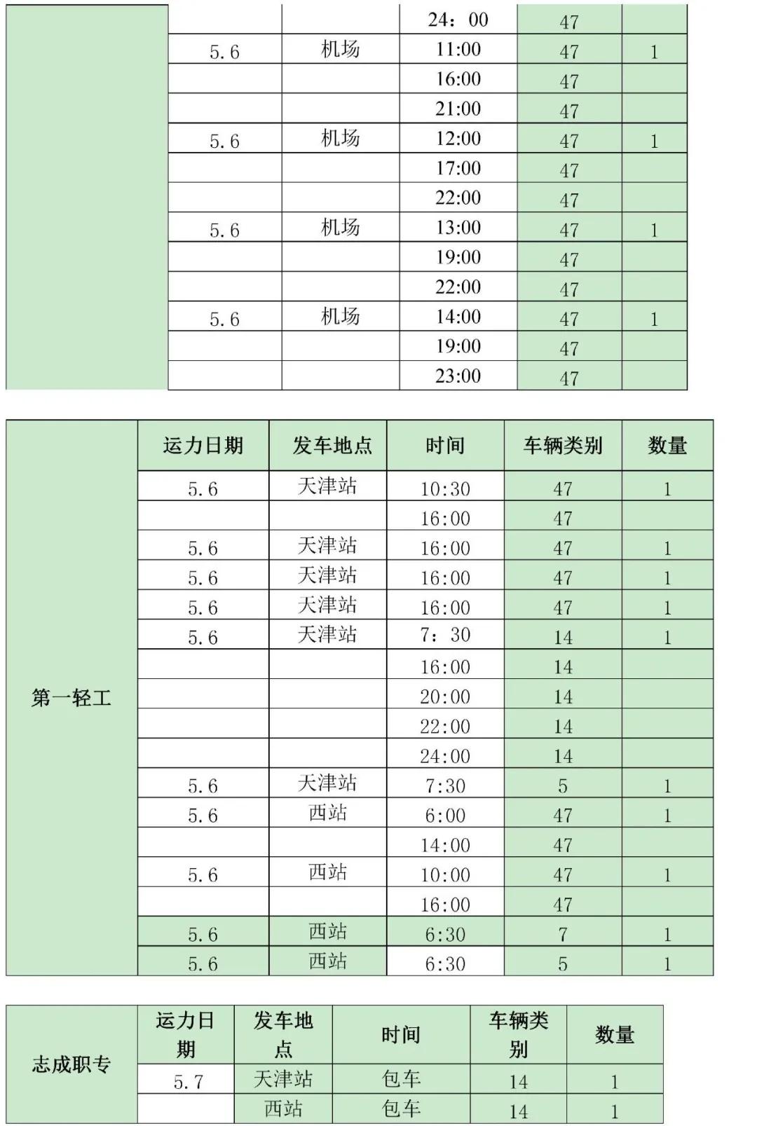 天津学生五一出行的最新通告,天津接送孩子上下学服务电话