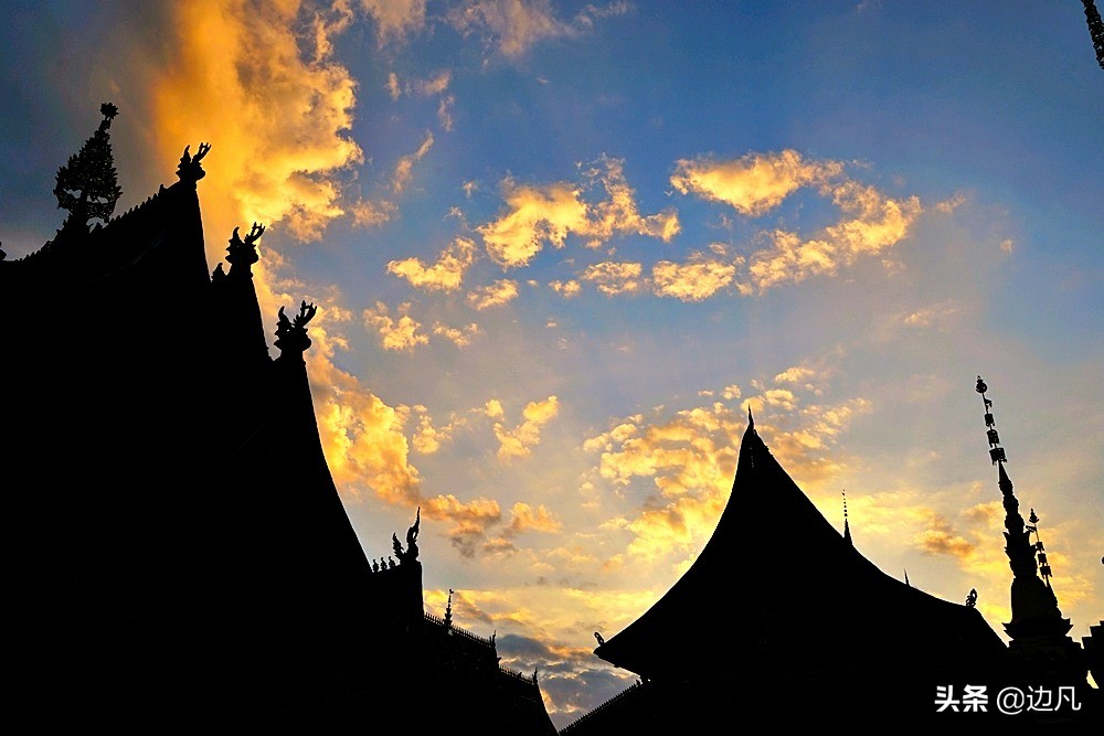 西双版纳澜沧江边美景如画,西双版纳空中夜景