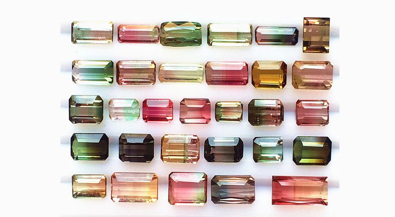 彩虹碧玺手串颜色顺序,彩虹宝石介绍