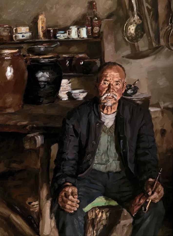 新婚作画拍卖,新婚画妻子