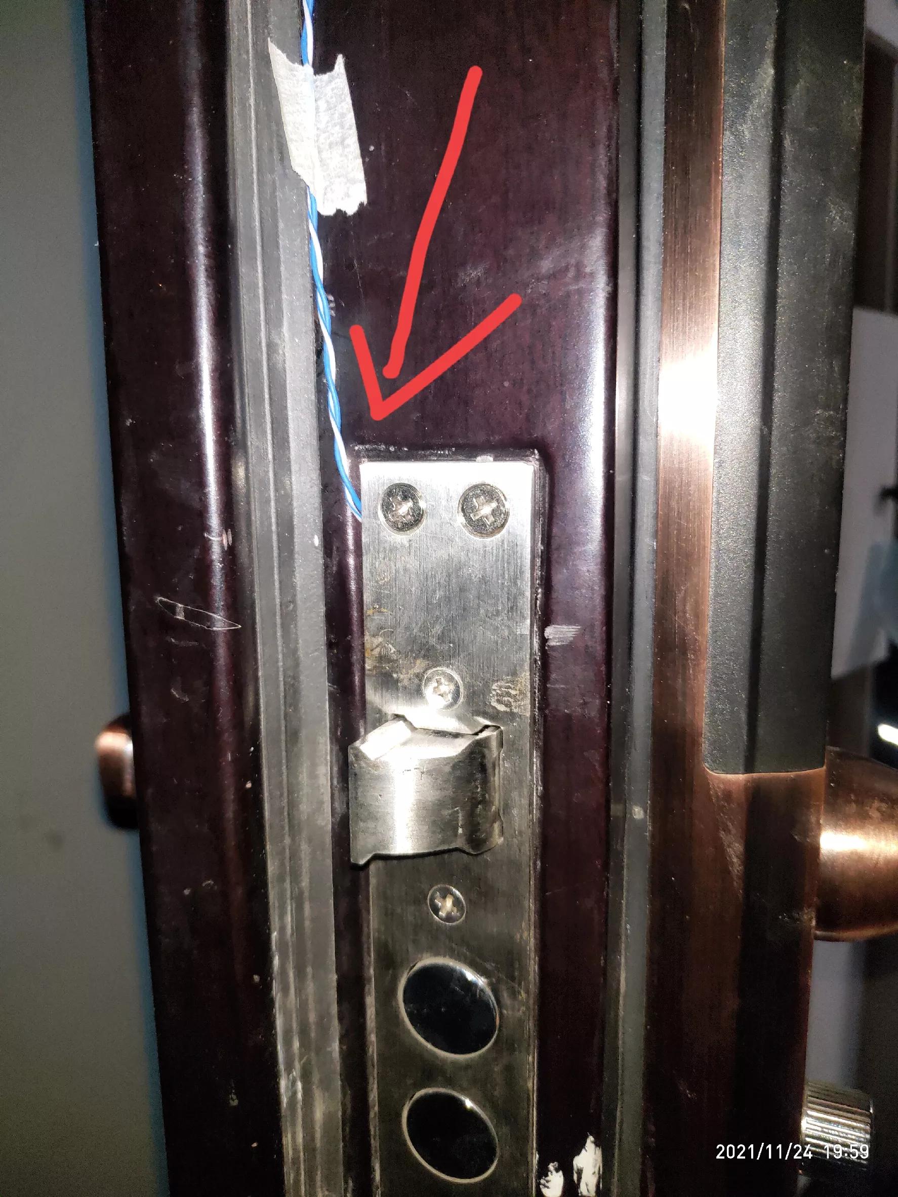 指纹锁的电池没电了找谁换电池,指纹锁4节5号电池改18650电池