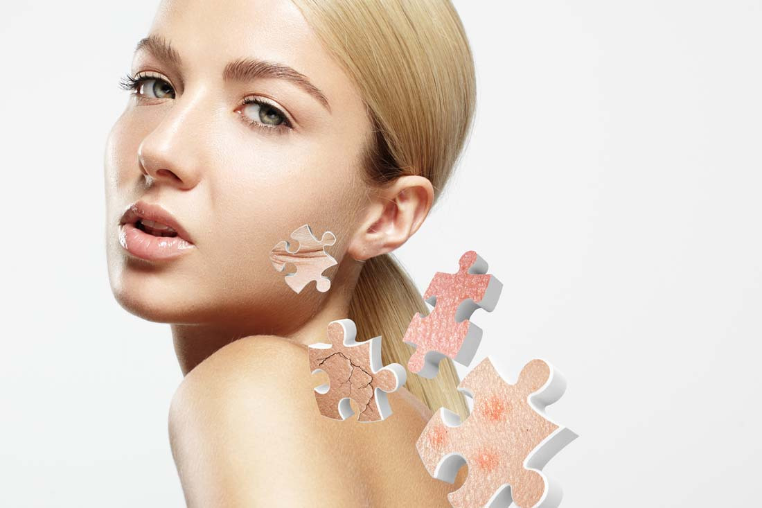 皮肤严重缺水刺痛用护肤品不吸收,皮肤缺水补水为什么会疼