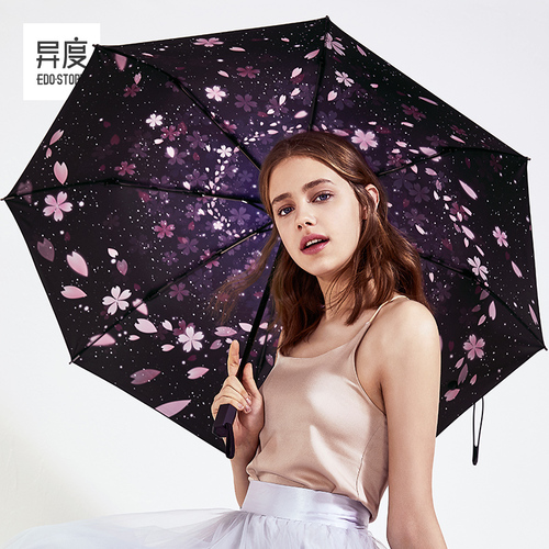 肤白貌美美女明星,平价高颜值防晒伞