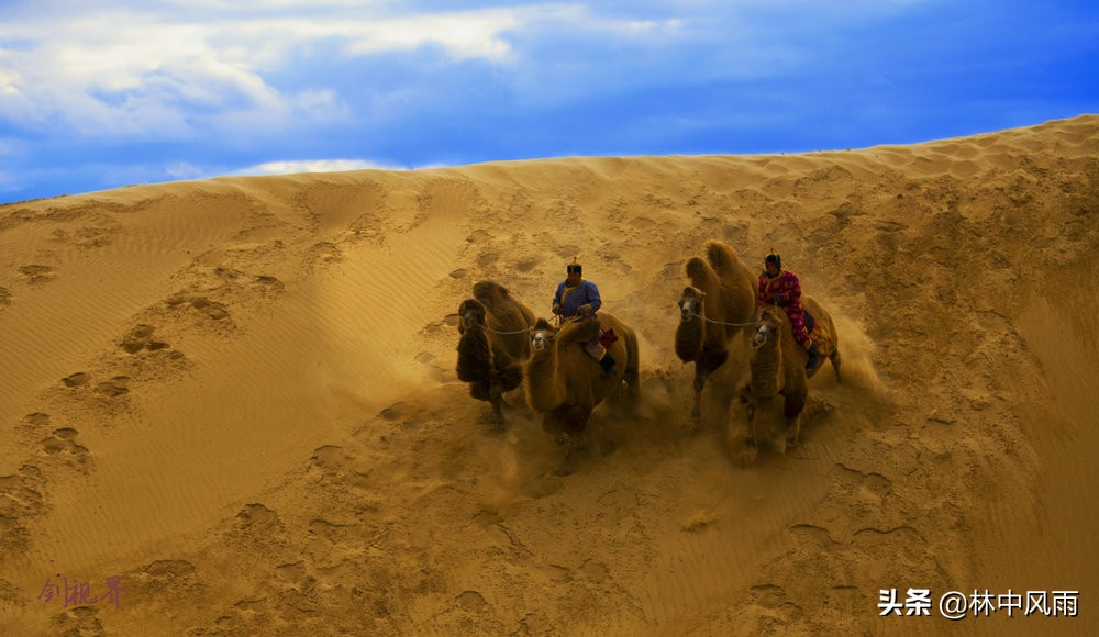 通辽奈曼沙漠,奈曼旗沙漠风景视频