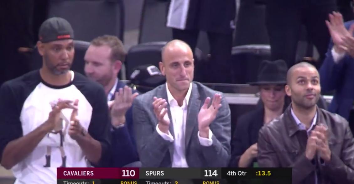 吉诺比利球衣退役！马刺GDP再次同框！再见了，吊打梦之队的传奇