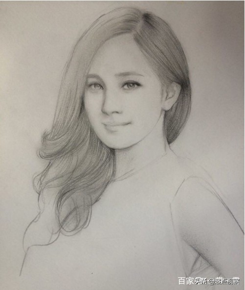 白浅上神你值得拥有，素描大幂幂的“魂”教程