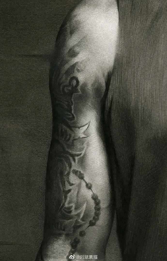 刘斌素描技法用的绘画材料,刘斌素描用的什么笔