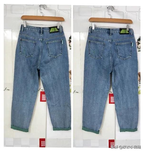 牛仔裤改两边大腰围的最佳方法,牛仔裤腰小改大怎么改成松紧腰