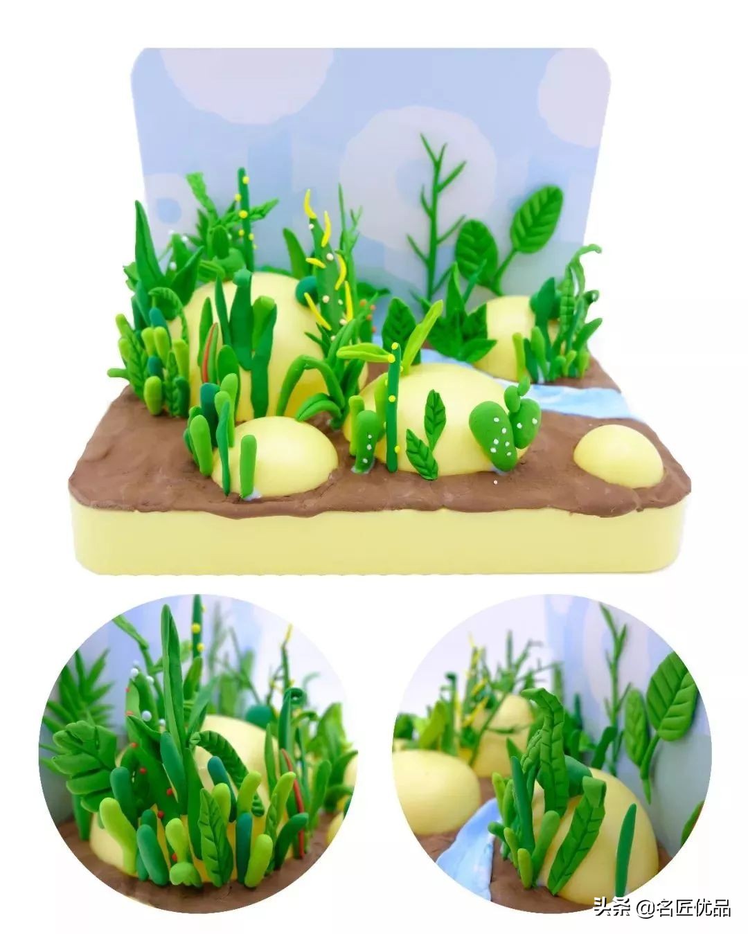 手工黏土花的世界,走进大自然手工粘土