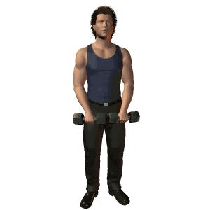 哑铃健身最简单最直接的动作,在家健身教学8大哑铃训练动作