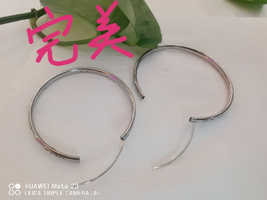 银耳环针断了怎么修复,银耳环断了自己怎么快速修补