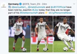 德国足球人才济济，沦为二流球队被迫改变，勒夫放弃3国脚可理解