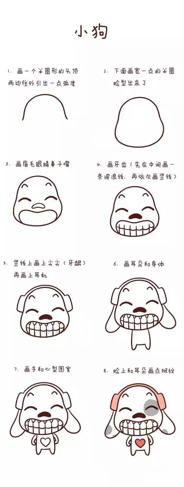 3-6岁儿童简笔画基础教程,简笔画教程儿童简笔画