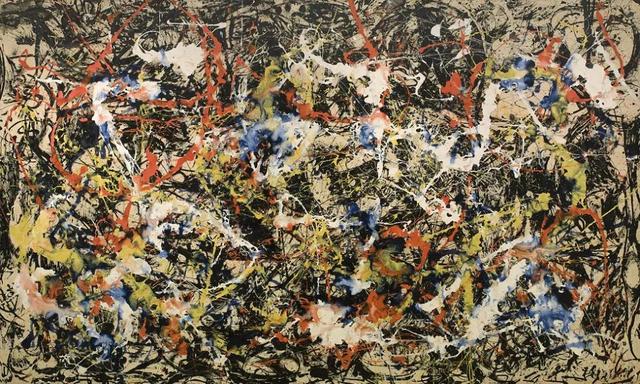 波洛克和杰克逊的画,美国画家杰克逊波洛克的作品