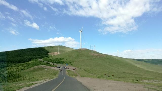 中国的66号公路张北草原天路图片,张北天路被誉为国内66号公路