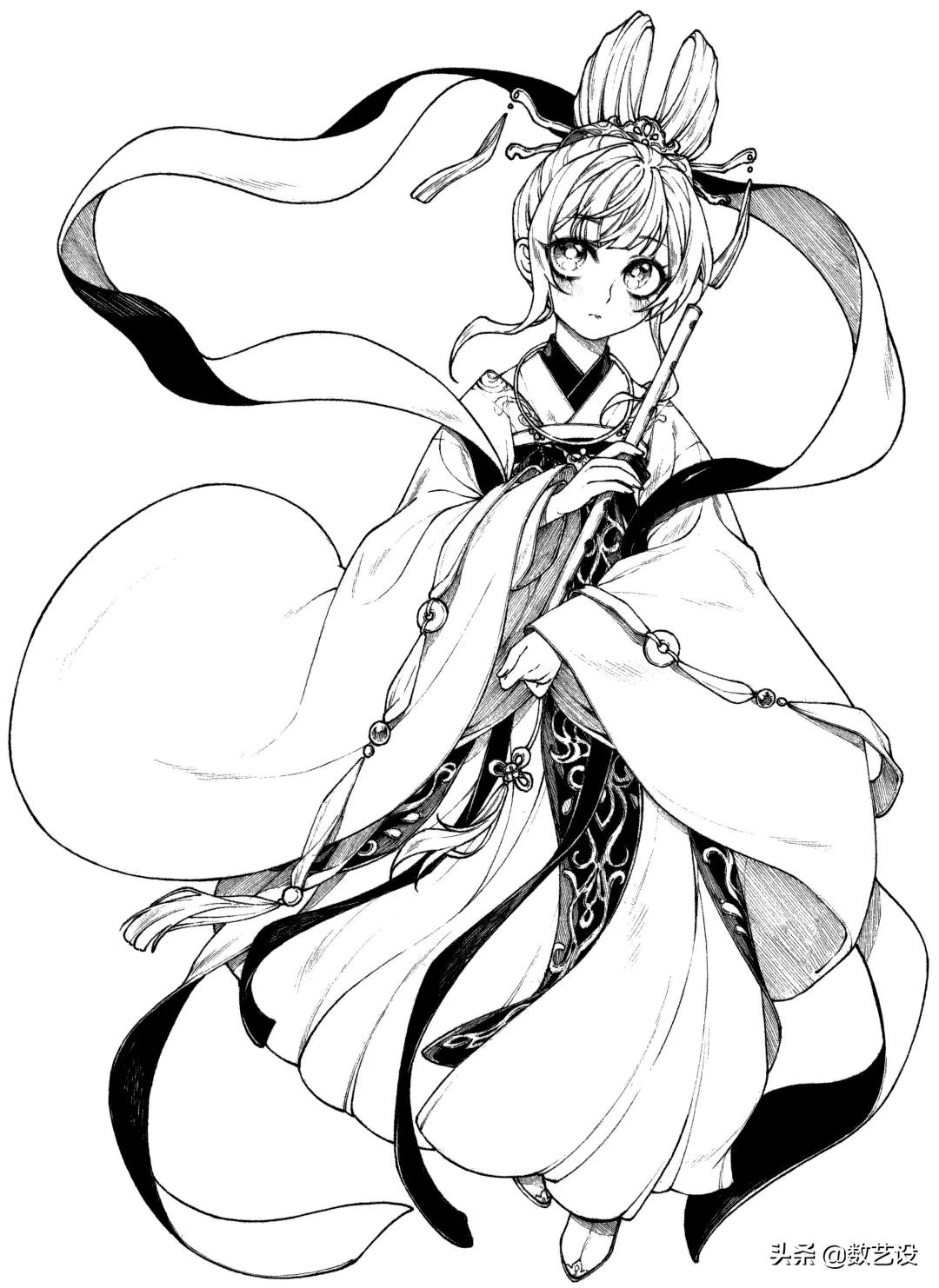 用15种颜色画的画特别漂亮,好看又复杂的又有颜色的画