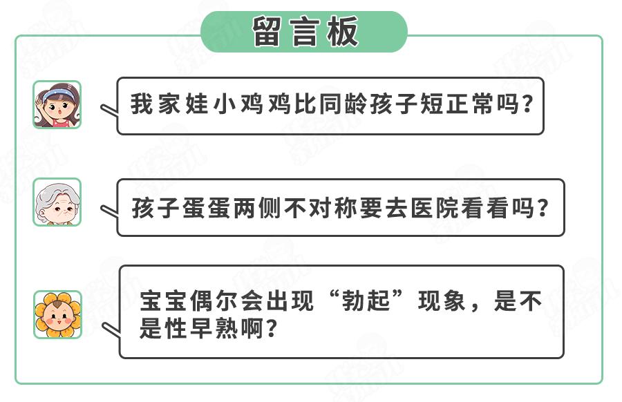 错不起！娃包皮长、丁丁小...7大*处私**异常，立马送医