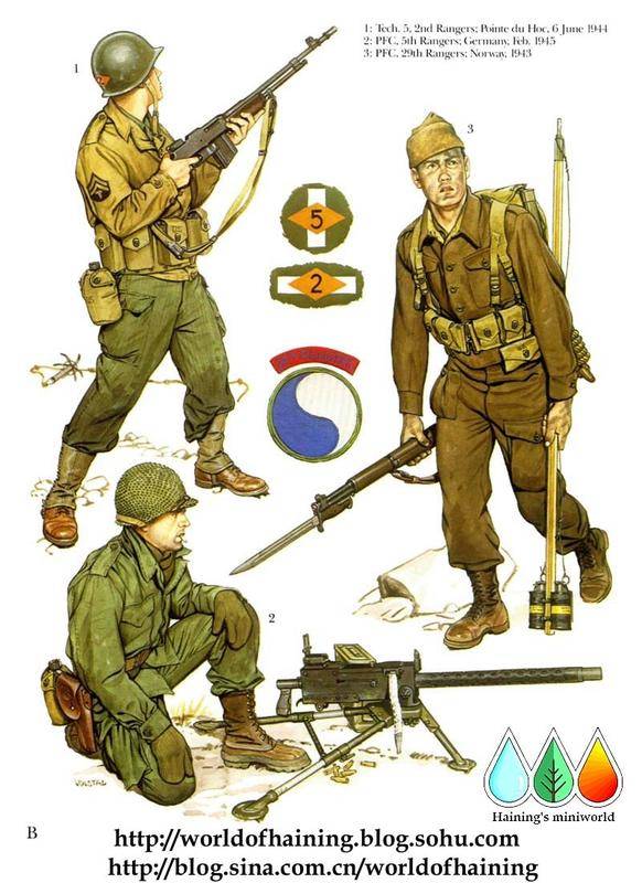 现代美军军服大全,美国游骑兵迷彩服