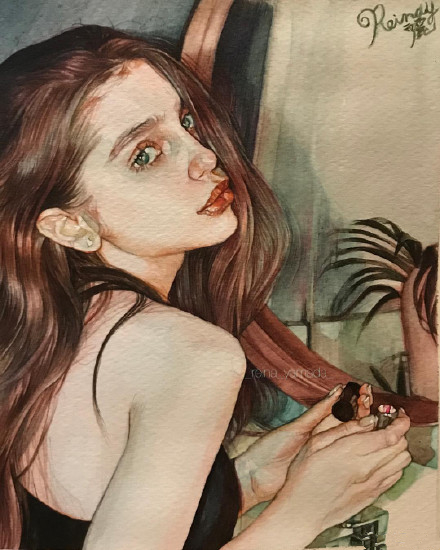 炎热的夏日绘画,炎热的夏天天气绘画简单