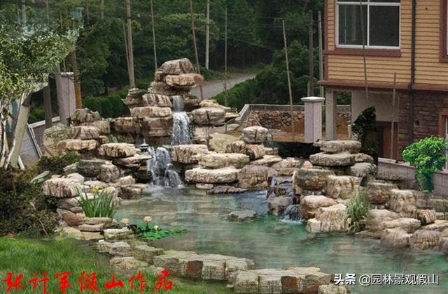 院里有假山好吗,家中院里做个竖着假山好吗