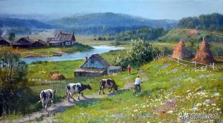 俄罗斯画家经典油画风景作品欣赏,俄罗斯艺术家尤金油画