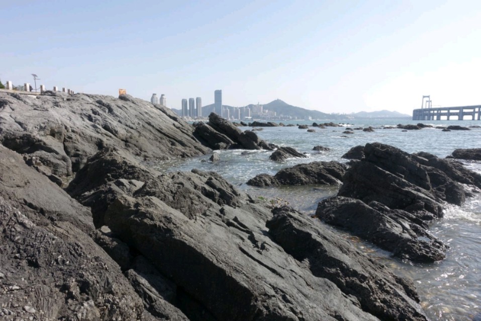 大连黑石礁海边风景照,大连黑石礁海域出现奇观