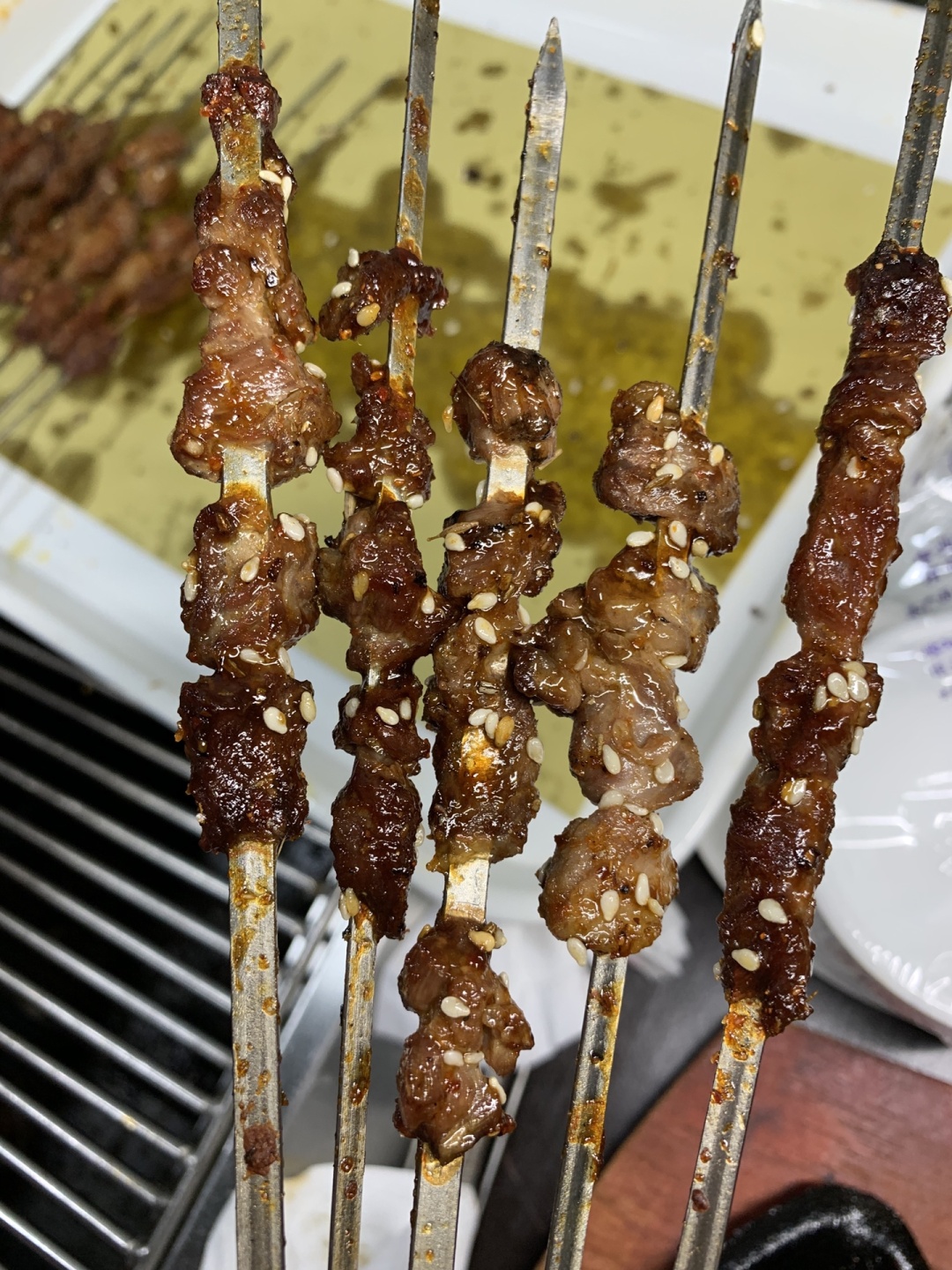 烤大虾烧烤,正宗烧烤店铁板烧鲫鱼