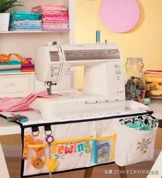 布艺挂兜墙挂式收纳袋欧式,布艺棉麻防水三层挂式收纳袋