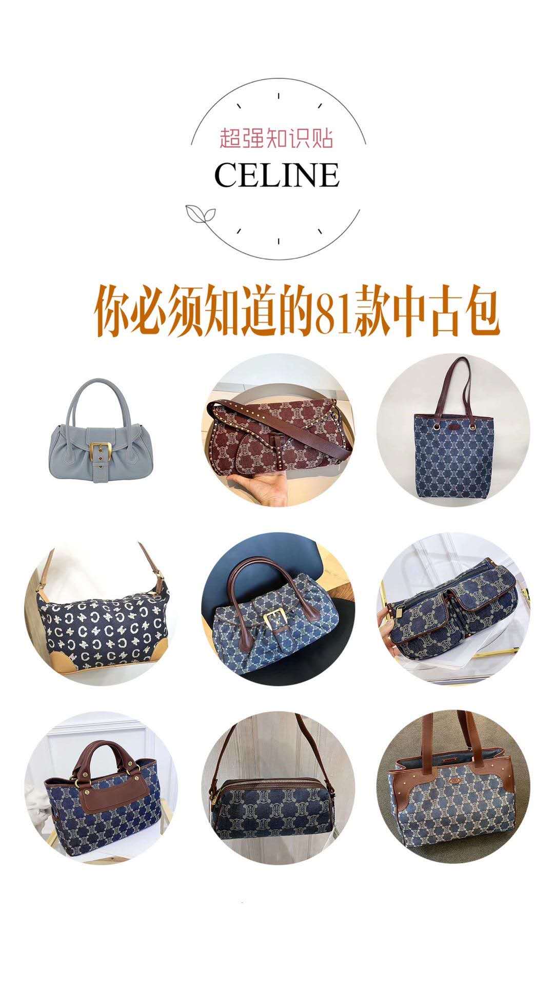 celine塞琳轻奢,塞琳老花vintage