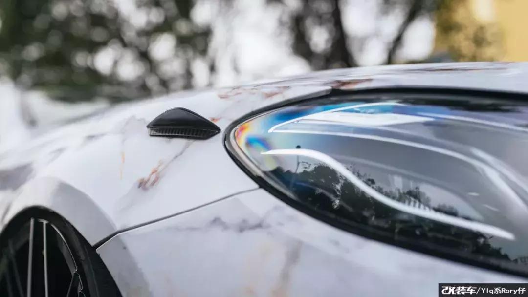 2018年奔驰e300改装黑武士,奔驰e300改黑武士加恶魔之眼