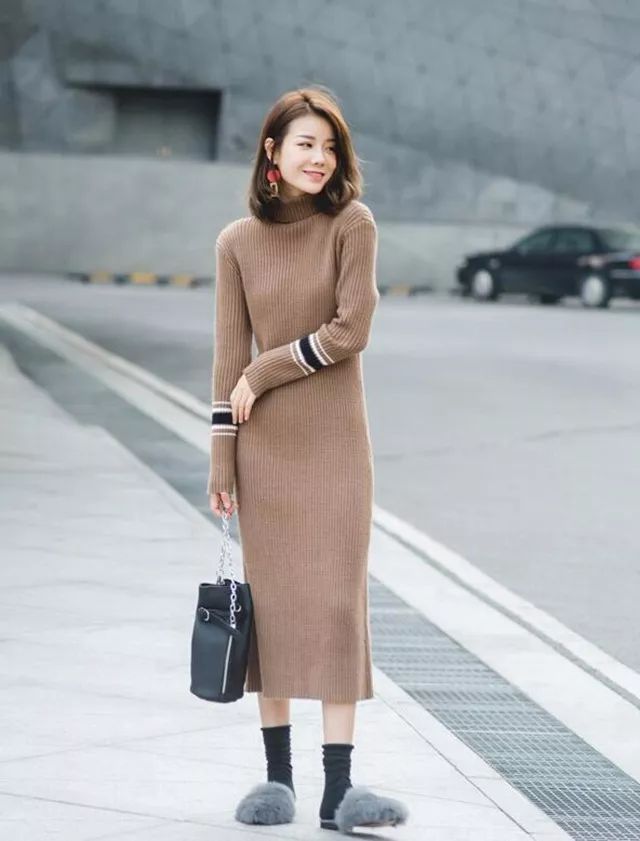 推荐又好看又不贵的裙子,休闲裙子秋冬洋气时髦裙子