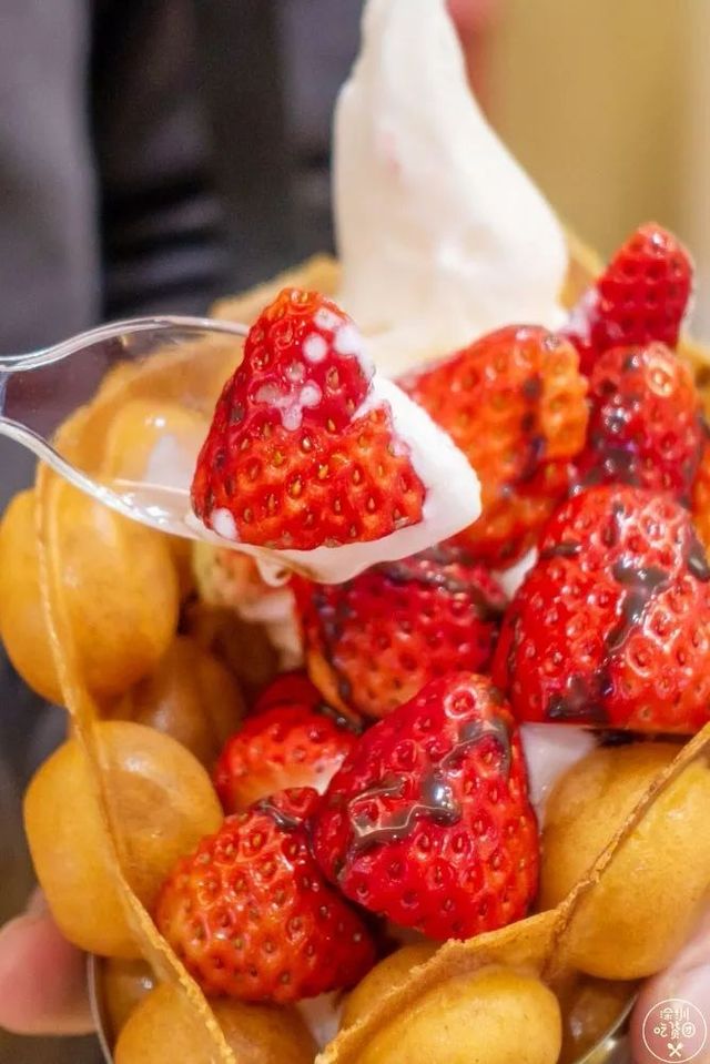 在深圳吃到了东北味的香港鸡蛋仔,深圳鸡蛋仔推荐