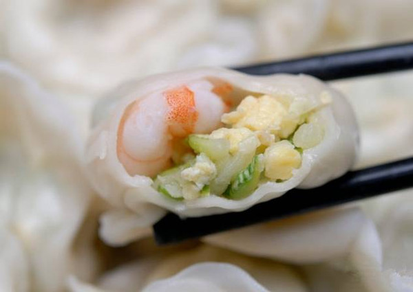 虾仁饺子馅最简单的做法,虾仁饺子馅的做法大全素的