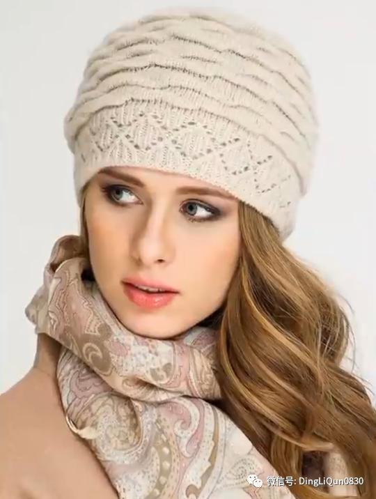针织洋气气质帽子,针织帽子创意爆款
