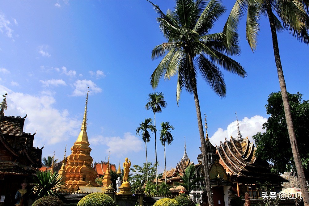 西双版纳澜沧江边美景如画,西双版纳空中夜景