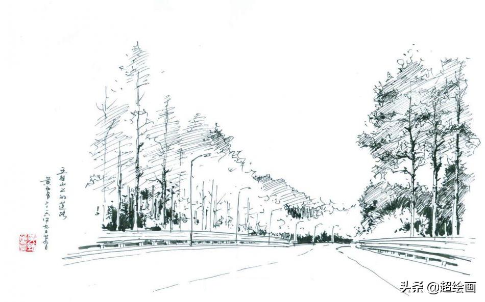 十大顶级钢笔画速写,钢笔速写100幅图片