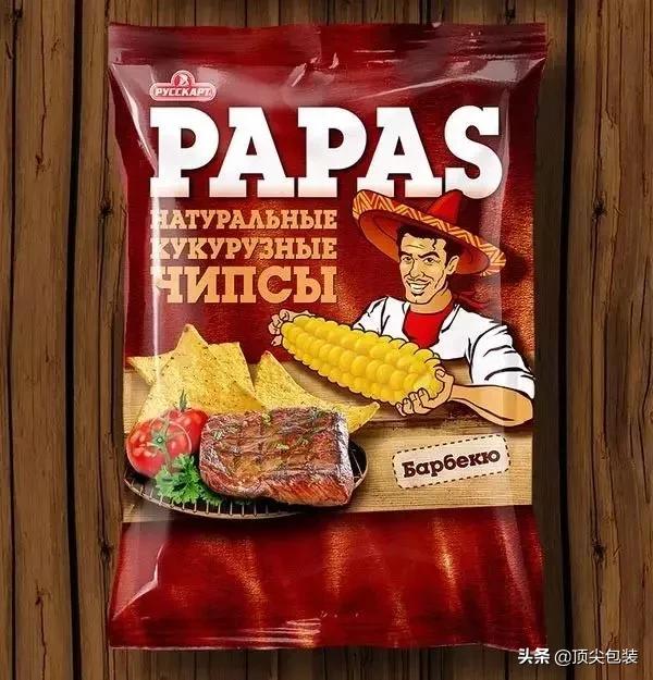 有创意的薯片包装,薯片包装风格