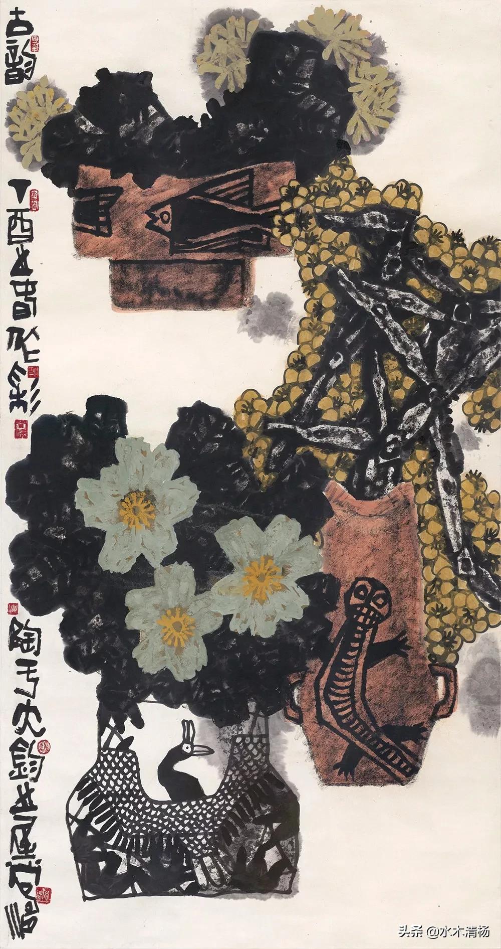 大家尚涛｜取诸怀抱，笔墨简化入木三分，他是在画文化，画修养