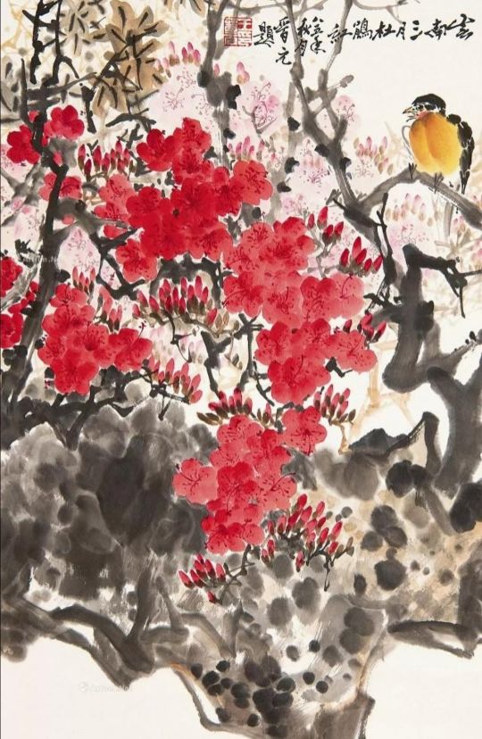 啼血杜鹃诗词,形容杜鹃花的散文