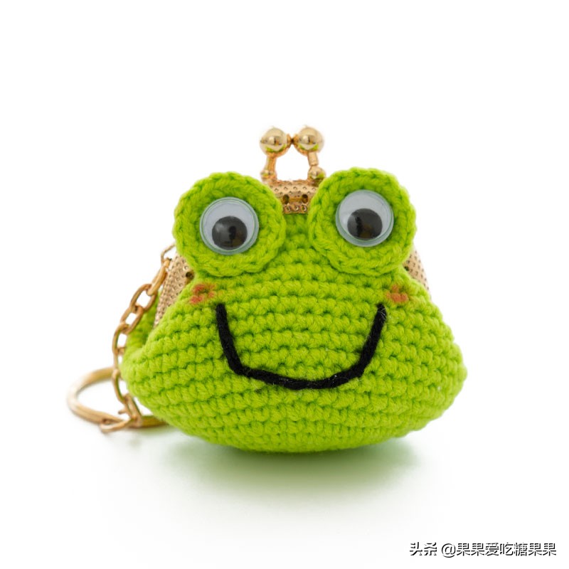 让人爱不释手的手工编织零钱包，迷你卡通造型口金包，附图解教程