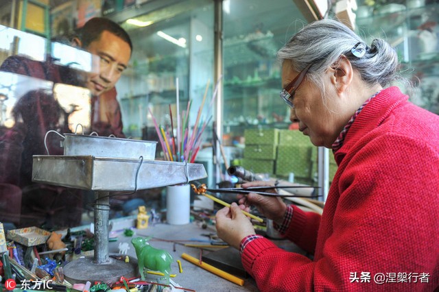 中国非物质文化遗产——北京料器，五彩斑斓比玉还好看