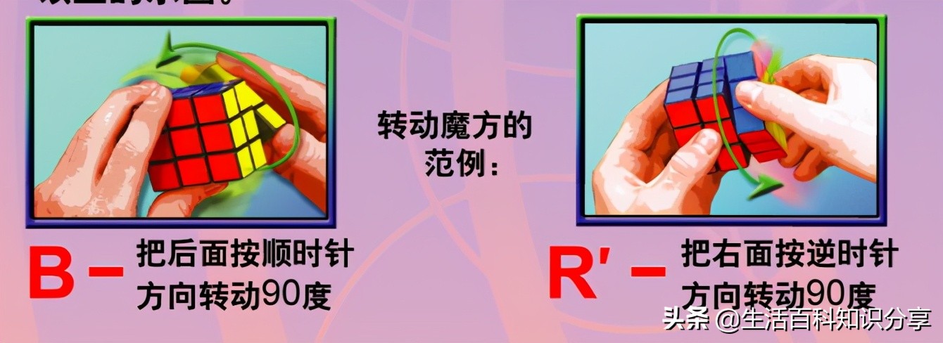 玩魔方教学6步可还原,6面魔方最简单还原方法